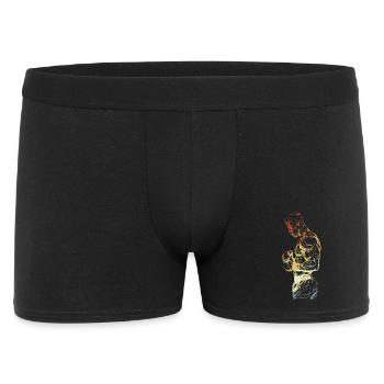 Vintage Boxer - Männer Boxer Shorts - Schwarz - Vorne