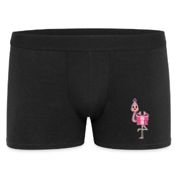 Forfait anniversaire Flamingo - Boxer Homme - noir - Devant