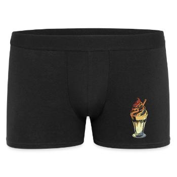 cream sundae retro style - Men's Boxer Shorts - black - Front
