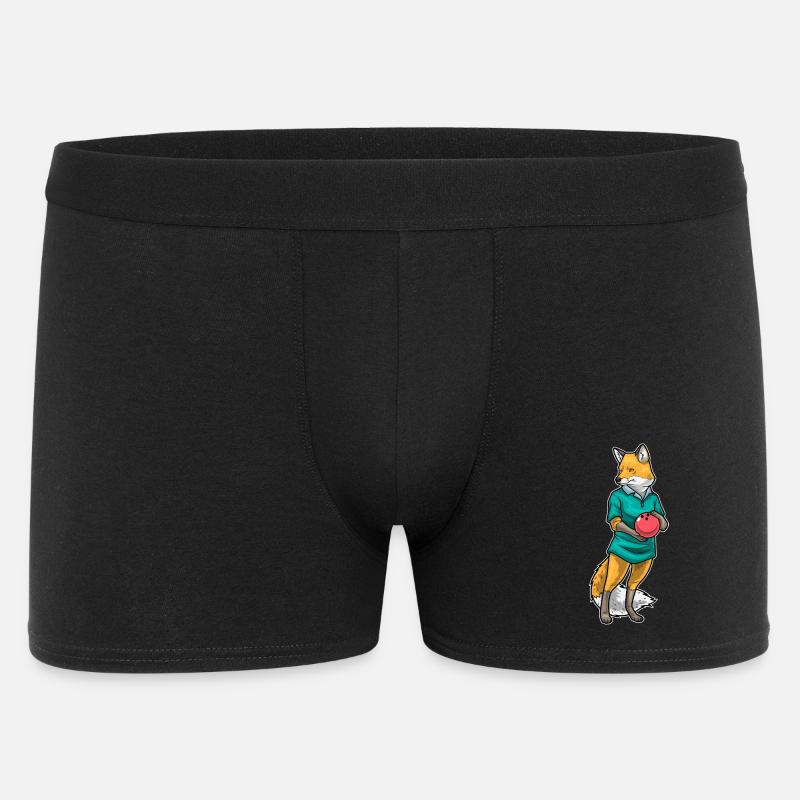 Fuchs Bowling Bowlingkugel - Männer Boxer Shorts - Schwarz