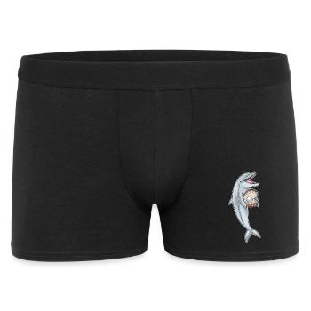 Dolphin Pearl - Men's Boxer Shorts - black - Front
