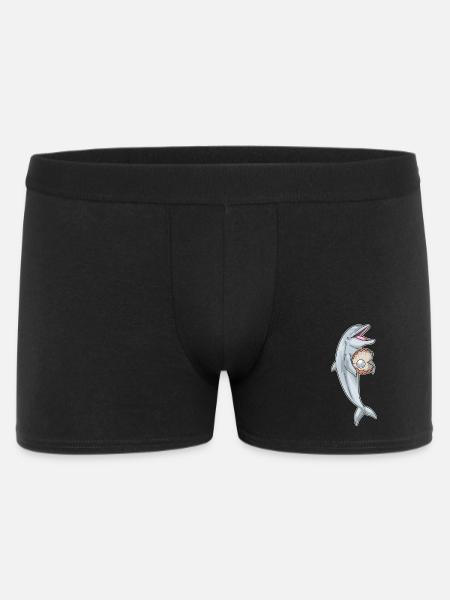 Dolphin Pearl - Men's Boxer Shorts - black