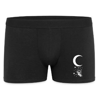 Astronaut on Lunar Swing - Men's Boxer Shorts - black - Front