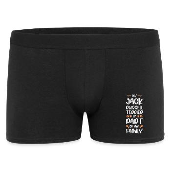 Ma famille Jack Russell - Boxer Homme - noir - Devant