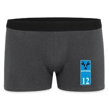 Aveyron - Boxer Homme - charbon - Devant