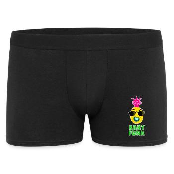 Bébé Punk Ananas cool - Boxer Homme - noir - Devant
