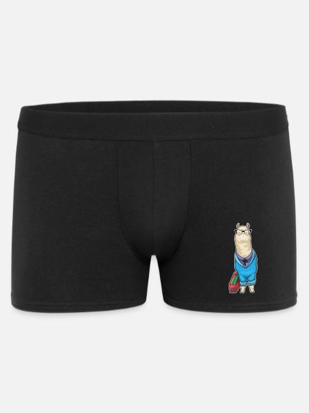 Alpaca Secretary Folder Office - Men's Boxer Shorts - black