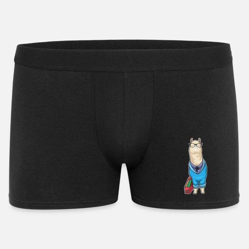 Alpaca Secretary Folder Office - Men's Boxer Shorts - black