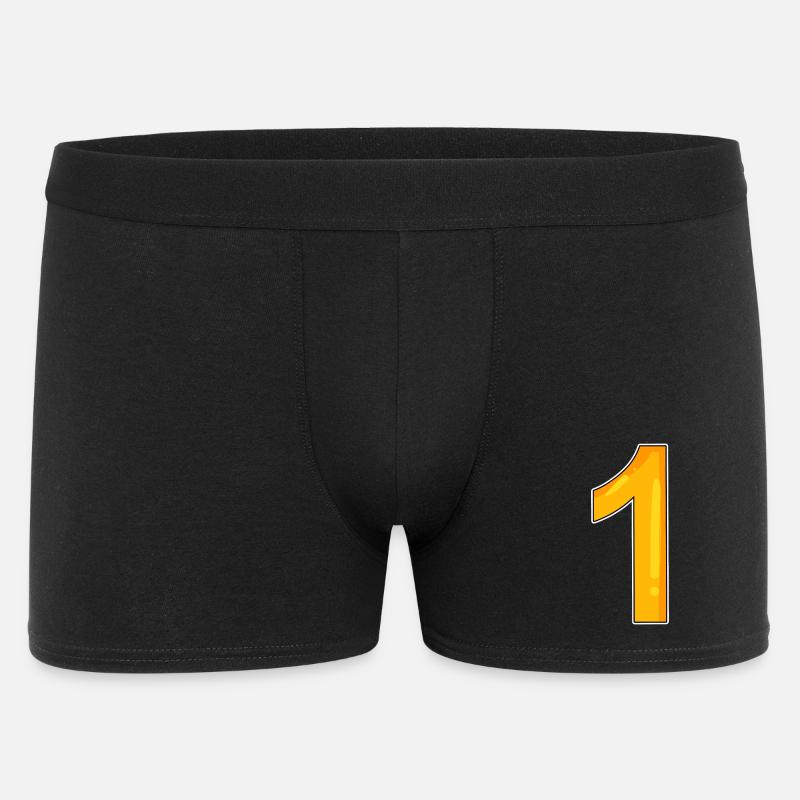 1 - Men's Boxer Shorts - black