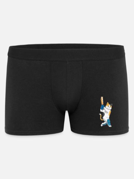 Cat Cricket Cricket Bats - Men's Boxer Shorts - black