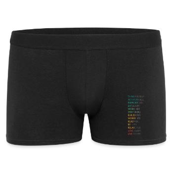 PENSEZ POSITIF - Boxer Homme - noir - Devant