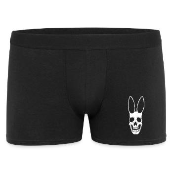 White Rabbit Skull - Men's Boxer Shorts - black - Front