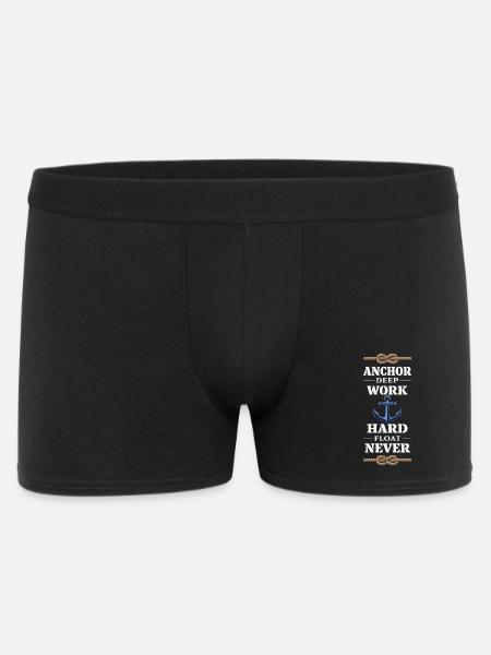 Seemannschaftsgeschenk Für Deckhand Ocean Work - Männer Boxer Shorts - Schwarz