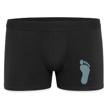 Podiatrie de soins des pieds bleus - Boxer Homme - noir - Devant