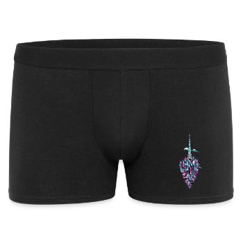 Tokyo Skyline Japan Tower - Männer Boxer Shorts - Schwarz - Vorne