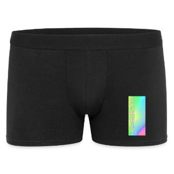 Rayons de soleil d’été néon - Boxer Homme - noir - Devant