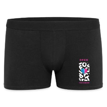 Ouvrez vos horizons - Boxer Homme - noir - Devant