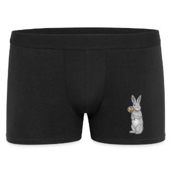 Rabbit lollipop - Men's Boxer Shorts - black - Front