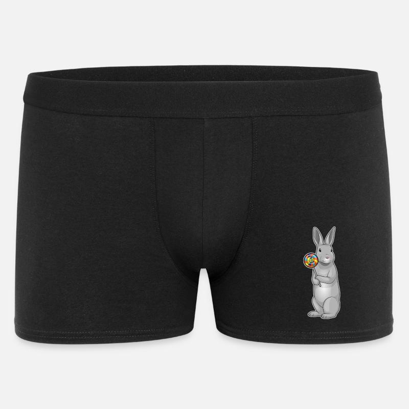 Sucette de lapin - Boxer Homme - noir