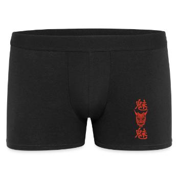 Japanese Red Demon - Men's Boxer Shorts - black - Front