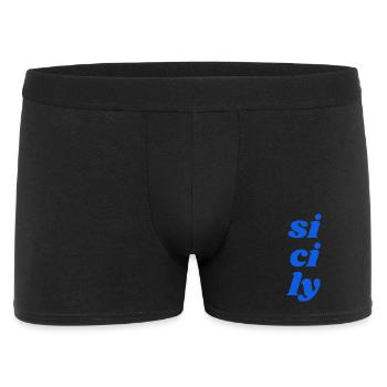 si ci ly - Männer Boxer Shorts - Schwarz - Vorne