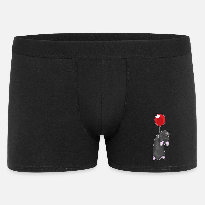 Maulwurf Luftballon - Männer Boxer Shorts - Schwarz