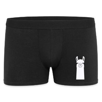Adorable Cartoon Llama - Men's Boxer Shorts - black - Front