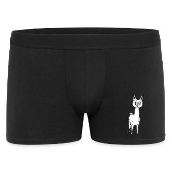 Alpaca cheeky and sweet - Men's Boxer Shorts - black - Front