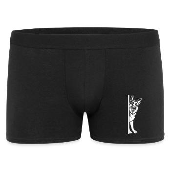 German Shepherd "Black Edition" - Men's Boxer Shorts - black - Front