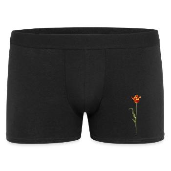 Evening tulip with warm colour gradient - Men's Boxer Shorts - black - Front