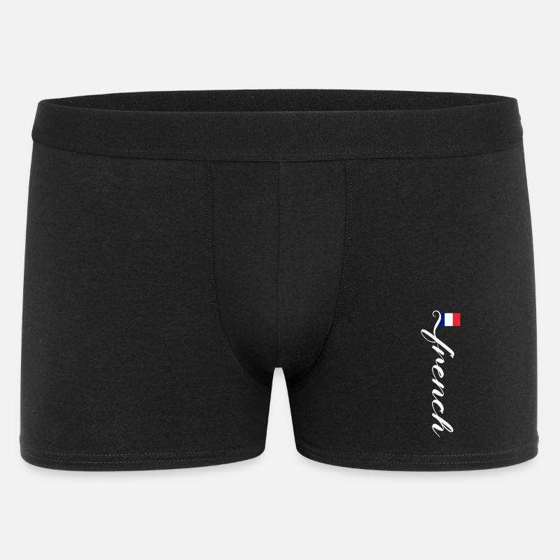 Frankreich - Männer Boxer Shorts - Schwarz