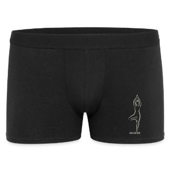 SOUL CONTOUR - Vrikshasana - Men's Boxer Shorts - black - Front