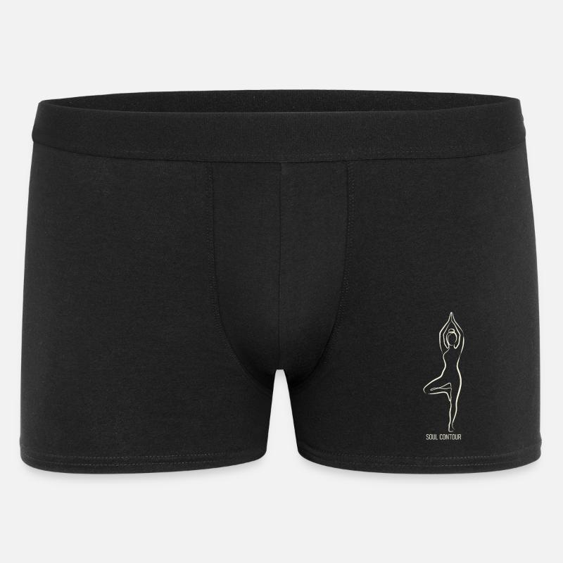 CONTOUR DE L’ÂME - Vrikshasana - Boxer Homme - noir