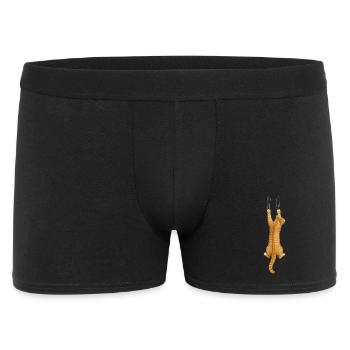 Amoureux des chats - Boxer Homme - noir - Devant