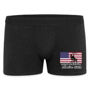 Make America Native again - Men's Boxer Shorts - black - Front
