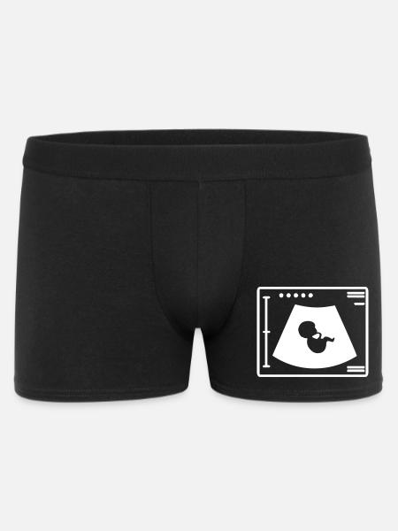 Un bébé dans l’utérus - Boxer Homme - noir