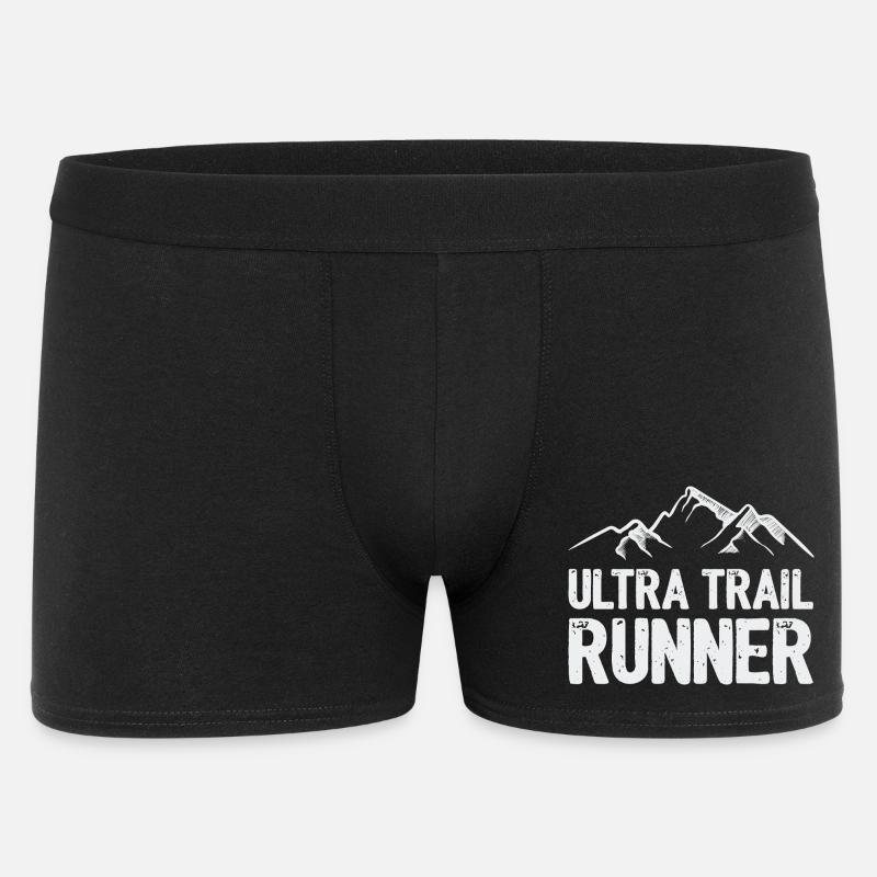 Ultra Trail Runner - Männer Boxer Shorts - Schwarz