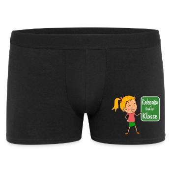 Kindergarten - Männer Boxer Shorts - Schwarz - Vorne