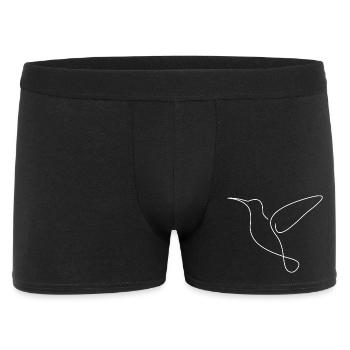 Colibri blanc - Boxer Homme - noir - Devant