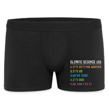 Science March Earth Day Climate Change Scientists - Men's Boxer Shorts - black - Front