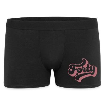 Forty 40th Birthday For Women 40 Years Old - Men's Boxer Shorts - black - Front
