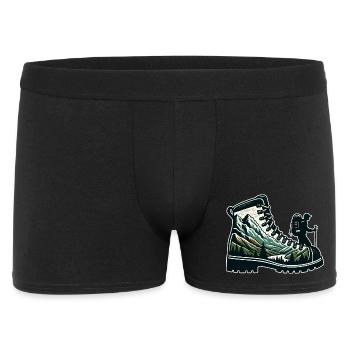 Hiking boots Mountain Trekkeur Randonneur - Men's Boxer Shorts - black - Front
