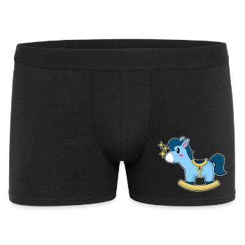 Un joli cheval à bascule - Boxer Homme - noir - Devant