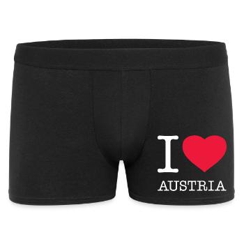 J’AIME L’AUTRICHE Österreich - Boxer Homme - noir - Devant