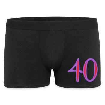 40 - Boxer Homme - noir - Devant