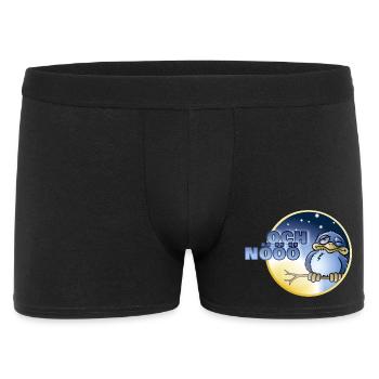Konsumeinheit Sleepy Bird im Kreis - Männer Boxer Shorts - Schwarz - Vorne