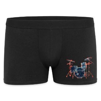 Portrait de batterie - Boxer Homme - noir - Devant
