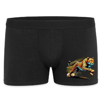 Gepard - Männer Boxer Shorts - Schwarz - Vorne