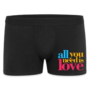 All you need is love - Men's Boxer Shorts - black - Front