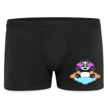 Panda Clouds - Men's Boxer Shorts - black - Front